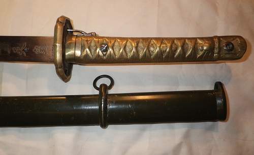 Original WWII Chinese Japanese copy sword?