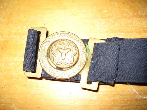 Japanese ww2 officers belt civil defense belt??? What is it???