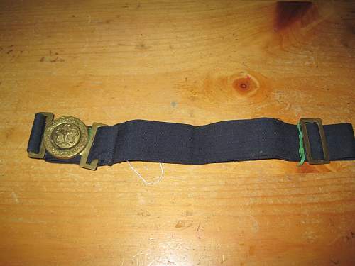 Japanese ww2 officers belt civil defense belt??? What is it???