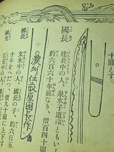 Imperial Japanese Sword Identification Book pre WW II  ( tsuba gunto)