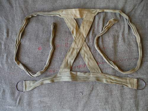 Japanese haversack and shoulder straps