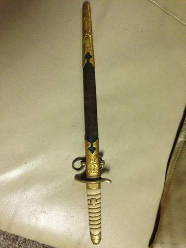 Japanese Naval Officer's Dirk Help please