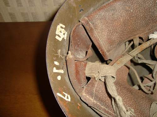 Doubt written in WWII - Imperial Japanese Army M-90 Steel Helmet