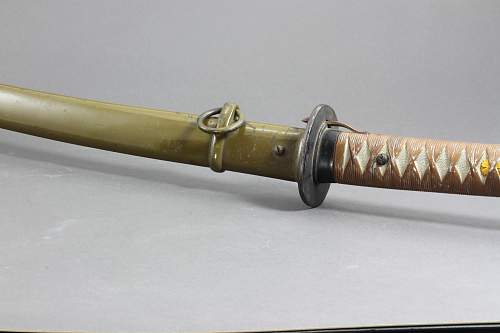 An NCO samurai sword