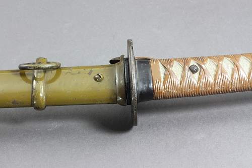 An NCO samurai sword