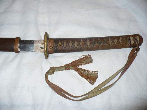 WWII Japanese Army Samurai Sword 1944