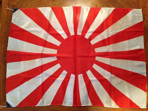 Nice Silk Rising Sun Flag