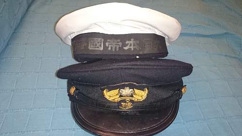 My imperial japanese naval caps
