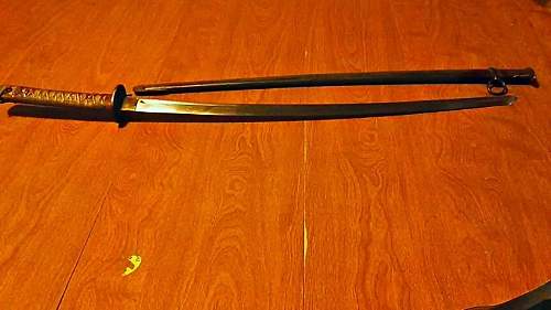 ww2 japanese sword I accidently bought on ebay