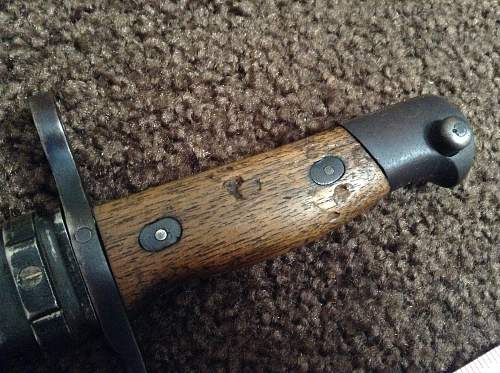 Japanese WW2 bayonet, real or fake? Trainer?