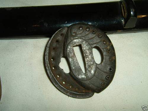 Transalate text on old tsuba