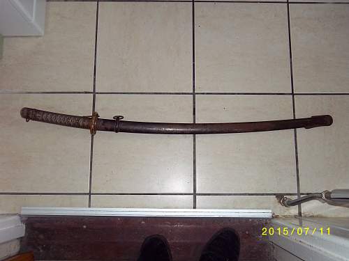 Prayer Flag &amp; NCO Sword Bought at auction