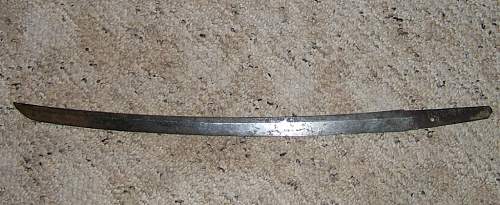 Need help identify WWII Japanese sword blade