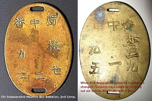 The Evolution of Japanese Army Dog Tags (1894-1945)