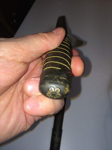Help Identifying and reading WW2 Japanese Navy Dirk knife