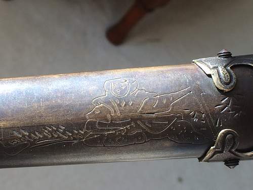 Help Identifying and reading WW2 Japanese Navy Dirk knife
