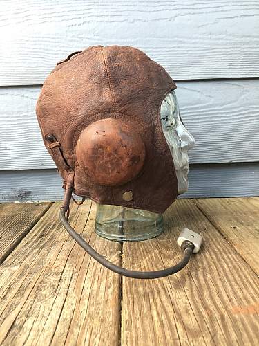 Rare , named ,Type 3 Japanese flying helmet