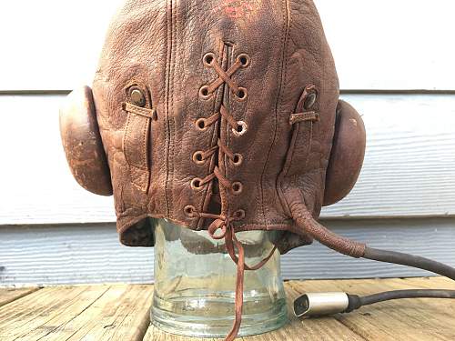 Rare , named ,Type 3 Japanese flying helmet