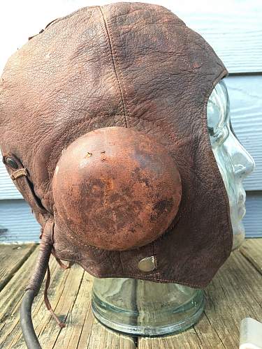 Rare , named ,Type 3 Japanese flying helmet