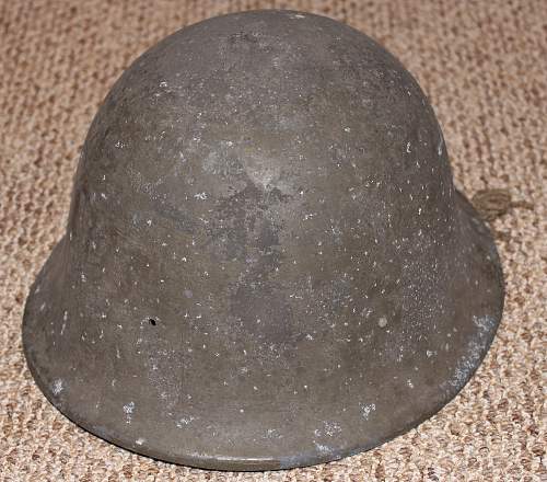 Cast Aluminum Civil Defense Helmet