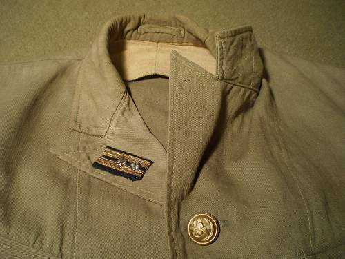 2 Japanese uniform jackets: Authentic WW II?