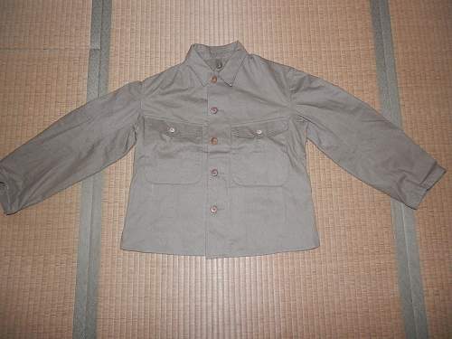 Japanese summer tunic: Authentic WW II?