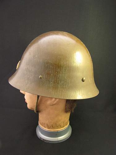 Japanese helmet: Civil defense?