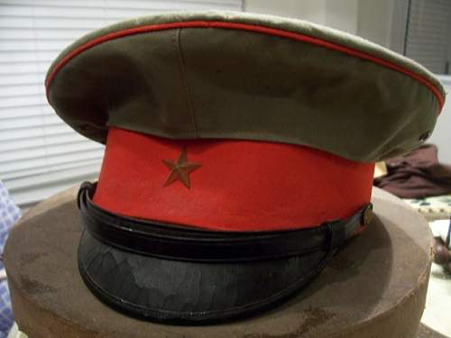 Show and Tell: Japanese officer's visor cap with original box