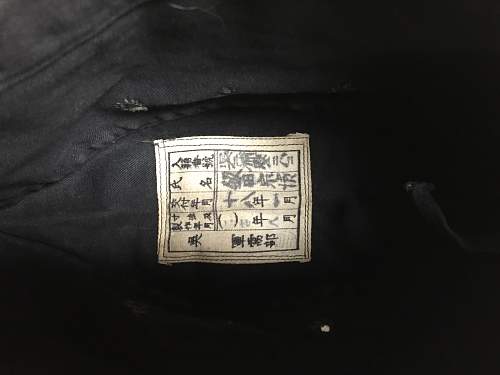 Japanese Navy cap .....questions