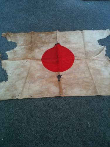 Japanese &quot;meatball&quot; flag from the Battle of ATTU