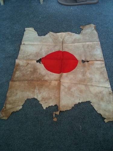 Japanese &quot;meatball&quot; flag from the Battle of ATTU