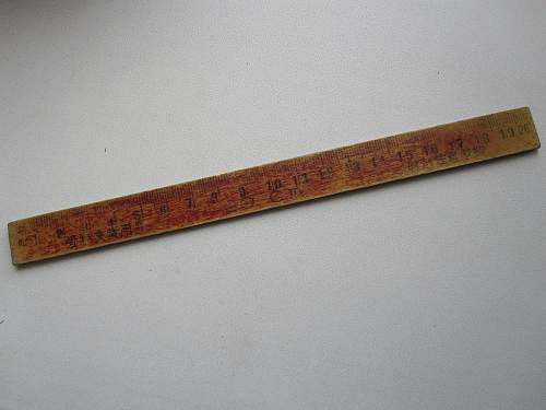 Japanese wooden ruler