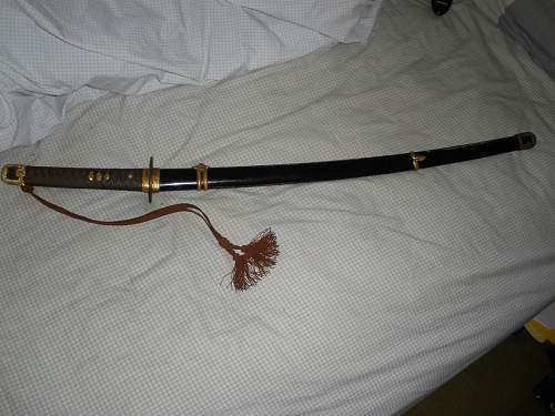 new japanese navy sword