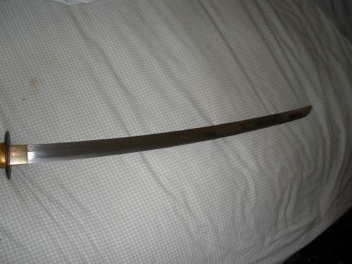 new japanese navy sword