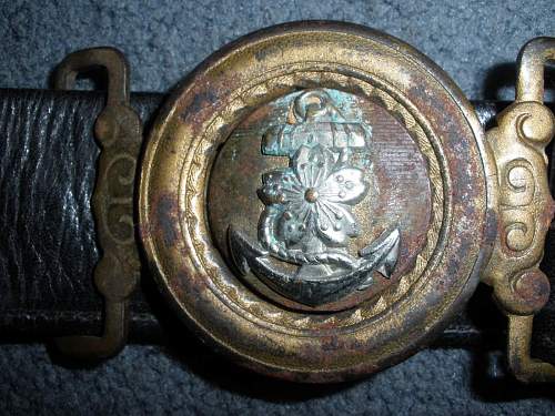 Japanese navy set up....buckle