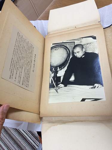 Photo album with 40 Original pictures from WWII from Yomiuri Shimbun.