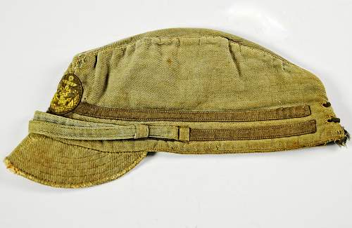 Field Modified Late War Naval Officers Cap