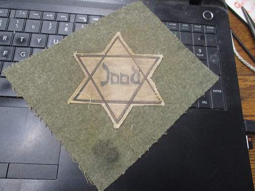 Jewish Star armband and Dutch star