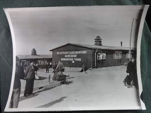 2 photos - Liberation of Buchenwald