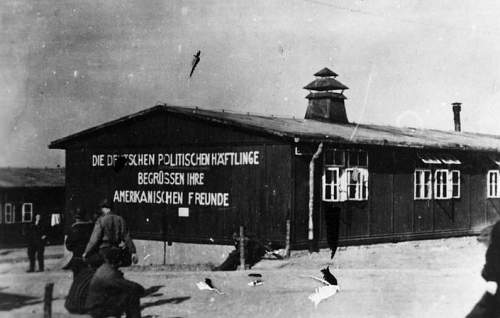 2 photos - Liberation of Buchenwald