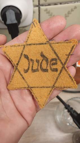 Yellow Badge Star of David Jude (Jew). Opinion needed