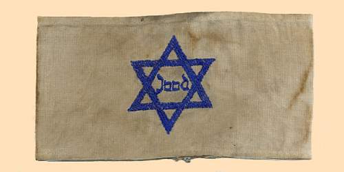 Jewish Concentration camp armband - opinion needed