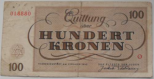 Heydrich and the Theresienstadt banknotes