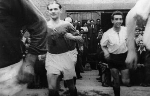 BBC article Theresienstadt Football matches and music.