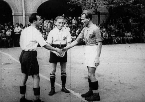 BBC article Theresienstadt Football matches and music.