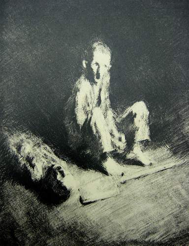 24 drawings from the concentration camps in Germany by Jerzy Zielezi&#324;ski