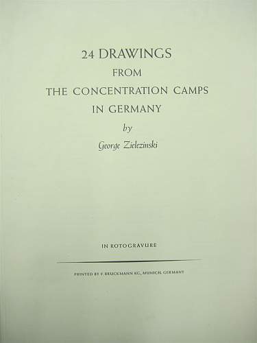 24 drawings from the concentration camps in Germany by Jerzy Zielezi&#324;ski