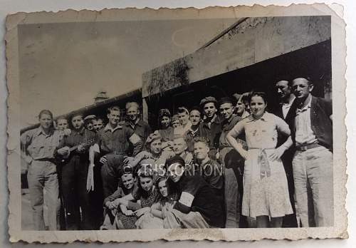 Post liberation Buchenwald photograph