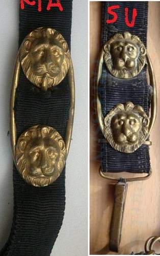 Kriegsmarine dagger gilted hangers  Need help in Authentication