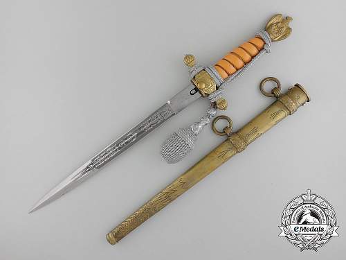 Kriegsmarine 2nd model Eickhorn etched dagger- Need Authentication